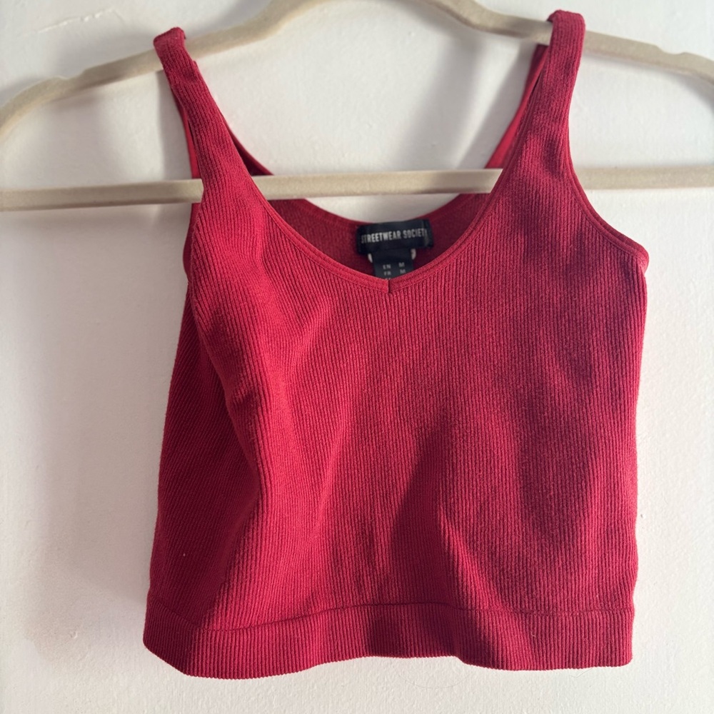 Women's Red Tank Top